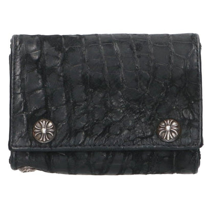 Chrome Hearts Alligator Wallet Black/Silver