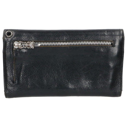 Chrome Hearts Wave Cross Ball Leather Wallet Size ONE SIZE