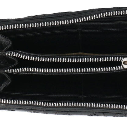 Chrome Hearts Quilted Wallet Black/Silver Size ONE SIZE