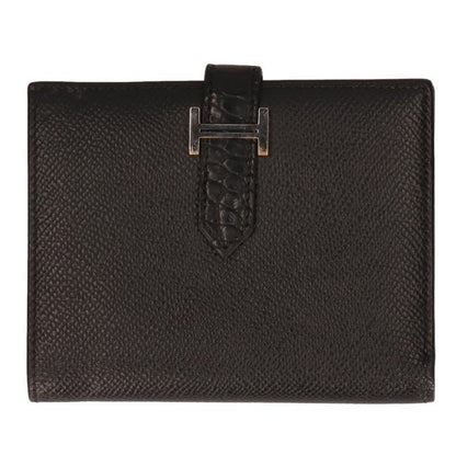 HERMES Bearn Compact Touch Leather Wallet