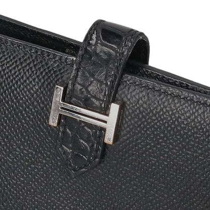 HERMES Bearn Compact Touch Leather Wallet