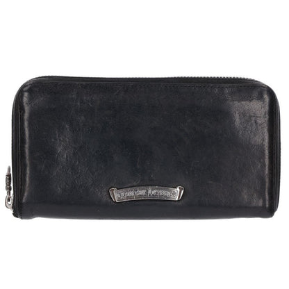 Chrome Hearts REC F ZIP Pyramid Leather Wallet Size ONE SIZE