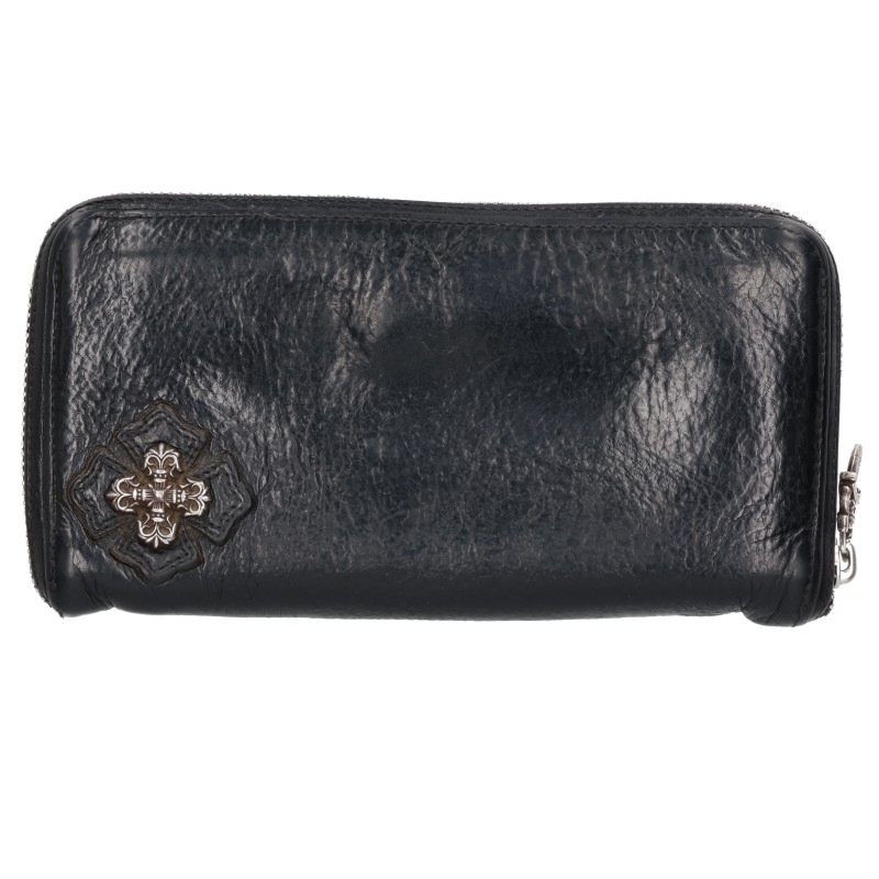 Chrome Hearts Filigree Plus Leather Wallet Size ONE SIZE