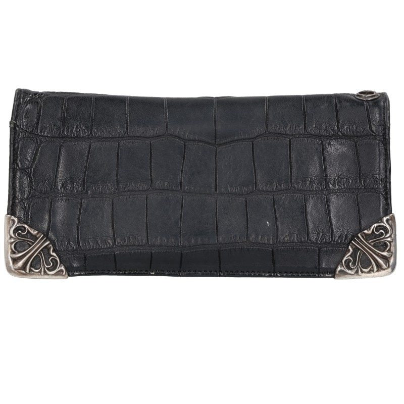 Chrome Hearts Single Fold Leather Wallet Size ONE SIZE