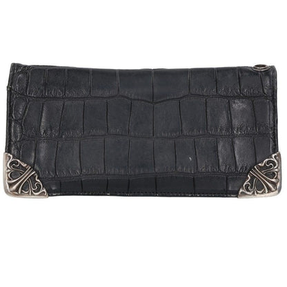 Chrome Hearts Single Fold Leather Wallet Size ONE SIZE