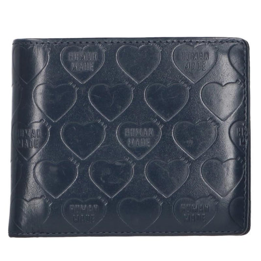 HUMAN MADE Heart Logo Embossed Bi-Fold Wallet