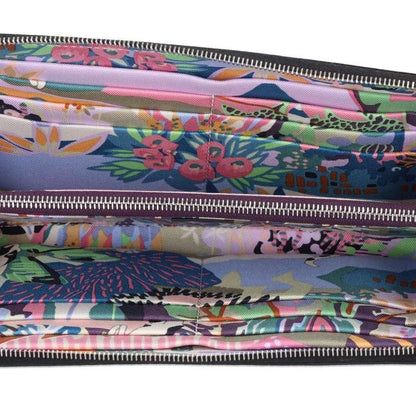 HERMES Azap Long Silk-in Leather Wallet Black Size ONE SIZE