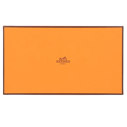 HERMES Azap Long Silk-in Leather Wallet Black Size ONE SIZE