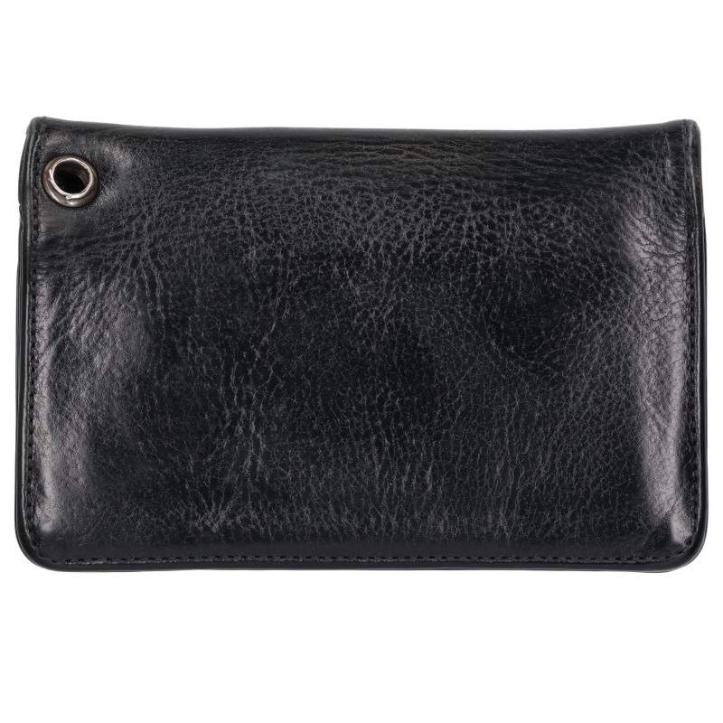 Chrome Hearts 2ZIP Cross Ball Leather Wallet Size ONE SIZE