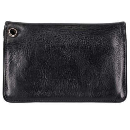 Chrome Hearts 2ZIP Cross Ball Leather Wallet Size ONE SIZE