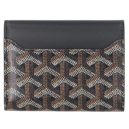 GOYARD Black Saint Gabriel PVC Coated Leather Wallet
