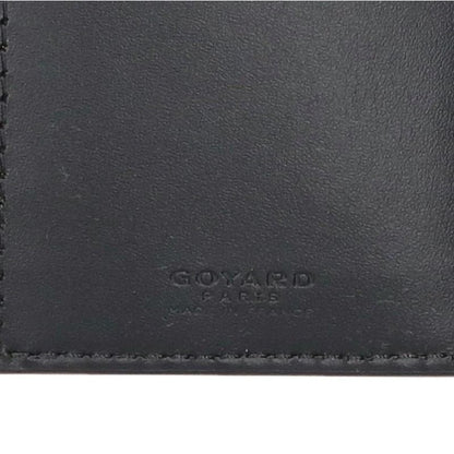 GOYARD Black Saint Gabriel PVC Coated Leather Wallet