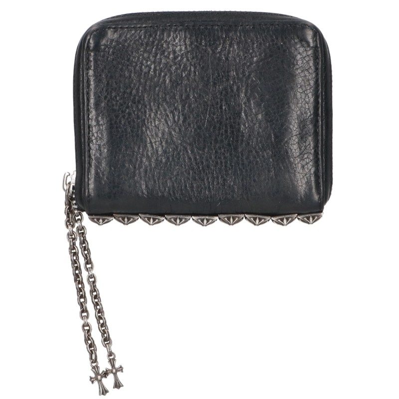 Chrome Hearts 3SIDE ZIP Leather Wallet