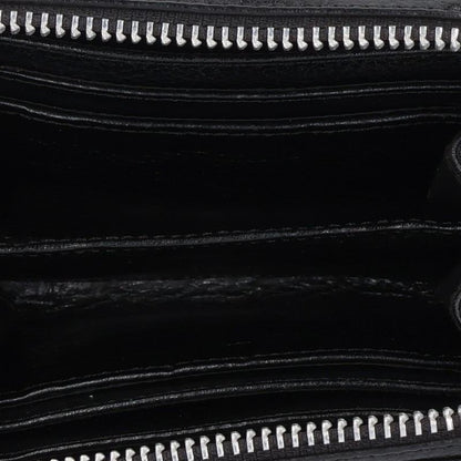 Chrome Hearts 3 Side Zip Pyramid Studs Leather Wallet