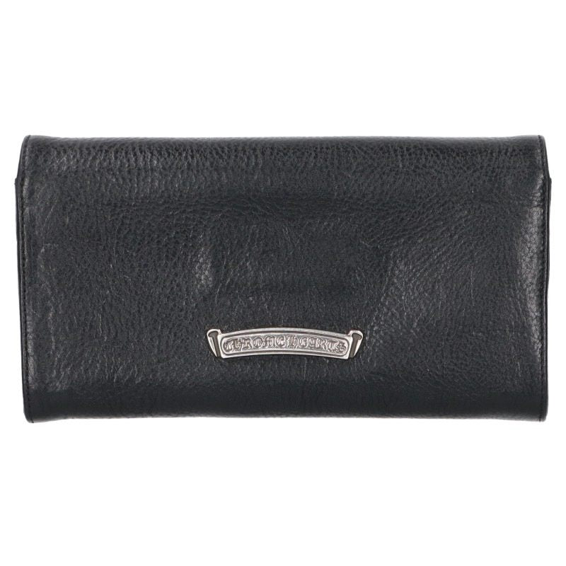 Chrome Hearts JUDY Cross Button Leather Wallet