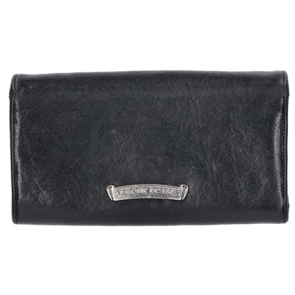 Chrome Hearts Judy Cross Button Leather Wallet