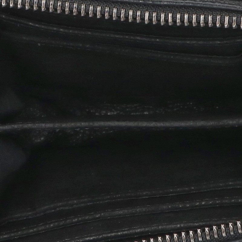 Chrome Hearts 3 Side Zip Pyramid Stud Leather Wallet
