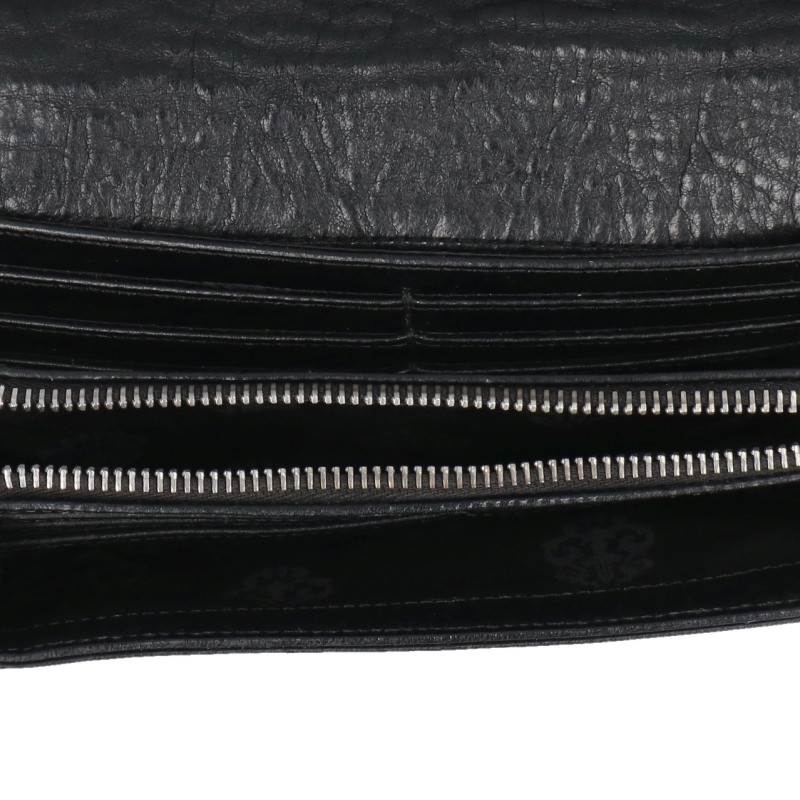 Chrome Hearts Judy Cross Patch Cross Ball Leather Wallet