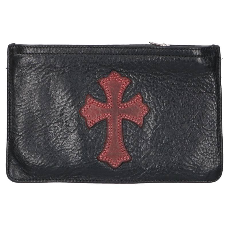 Chrome Hearts ZPR CHNG PURSE2 Cross Patch Dagger Coin Case