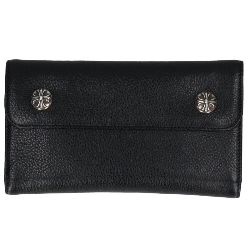 Chrome Hearts WAVE CROSS BALL Cross Ball Button Wallet Multi