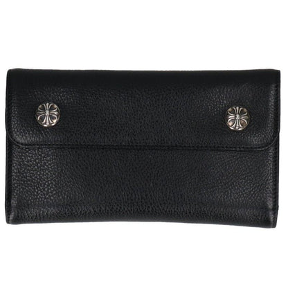 Chrome Hearts WAVE CROSS BALL Cross Ball Button Wallet Multi