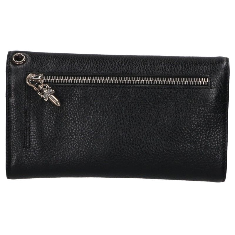 Chrome Hearts WAVE CROSS BALL Cross Ball Button Wallet Multi
