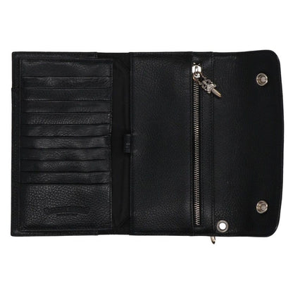 Chrome Hearts WAVE CROSS BALL Cross Ball Button Wallet Multi