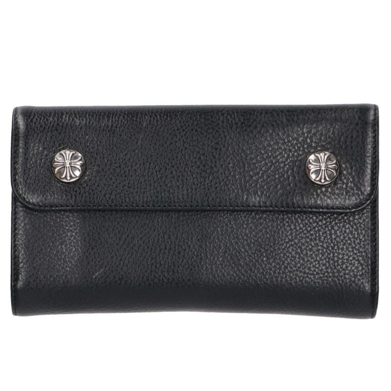 Chrome Hearts WAVE CROSS BALL Cross Ball Button Wallet