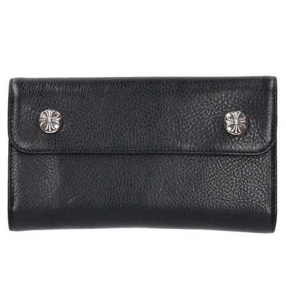Chrome Hearts WAVE CROSS BALL Cross Ball Button Wallet