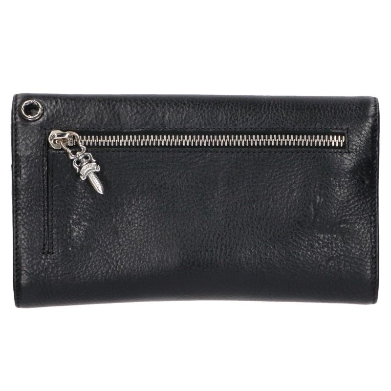 Chrome Hearts WAVE CROSS BALL Cross Ball Button Wallet