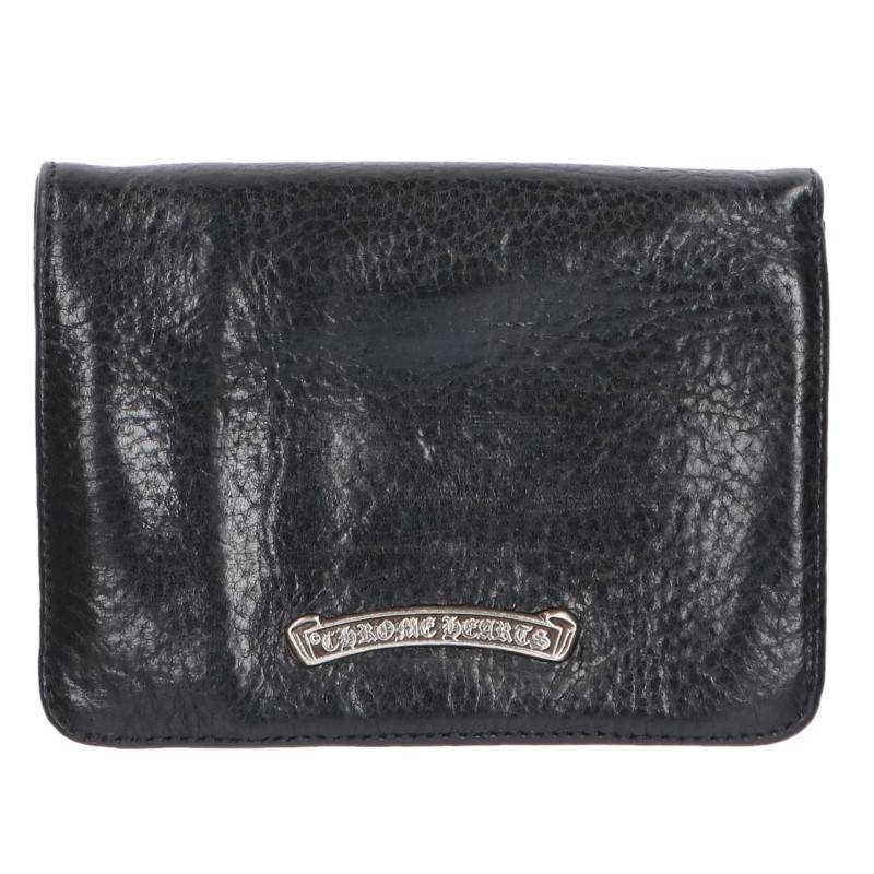 Chrome Hearts JOEY Leather Wallet Black