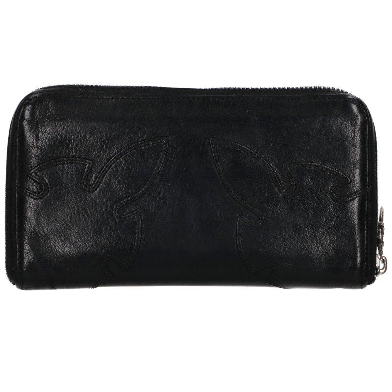 Chrome Hearts REC F ZIP Double Flare Knee Leather Wallet