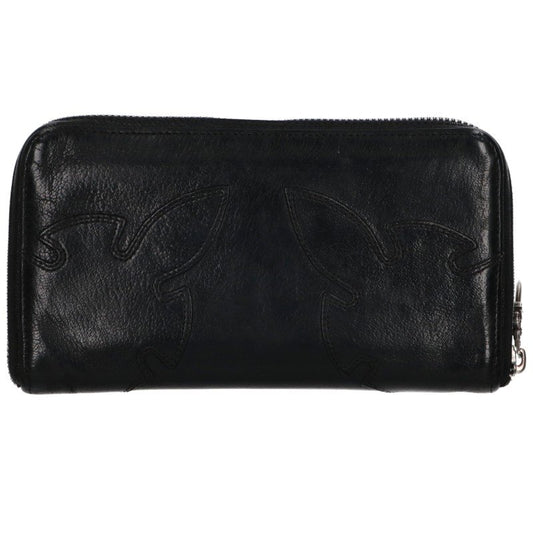 Chrome Hearts REC F ZIP Double Flare Knee Leather Wallet