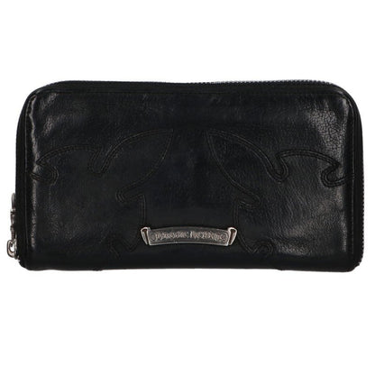 Chrome Hearts REC F ZIP Double Flare Knee Leather Wallet