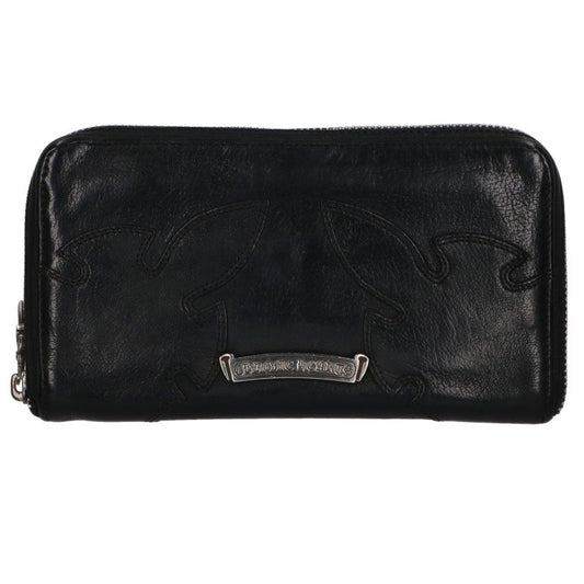 Chrome Hearts REC F ZIP Double Flare Knee Leather Wallet