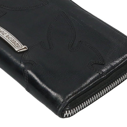 Chrome Hearts REC F ZIP Double Flare Knee Leather Wallet