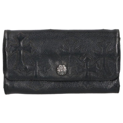Chrome Hearts JUDY Cross Patch Leather Wallet Cross Ball