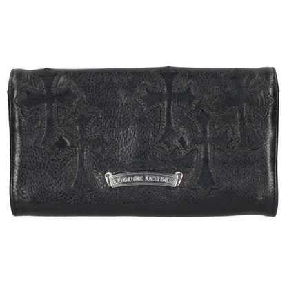Chrome Hearts JUDY Cross Patch Leather Wallet Cross Ball