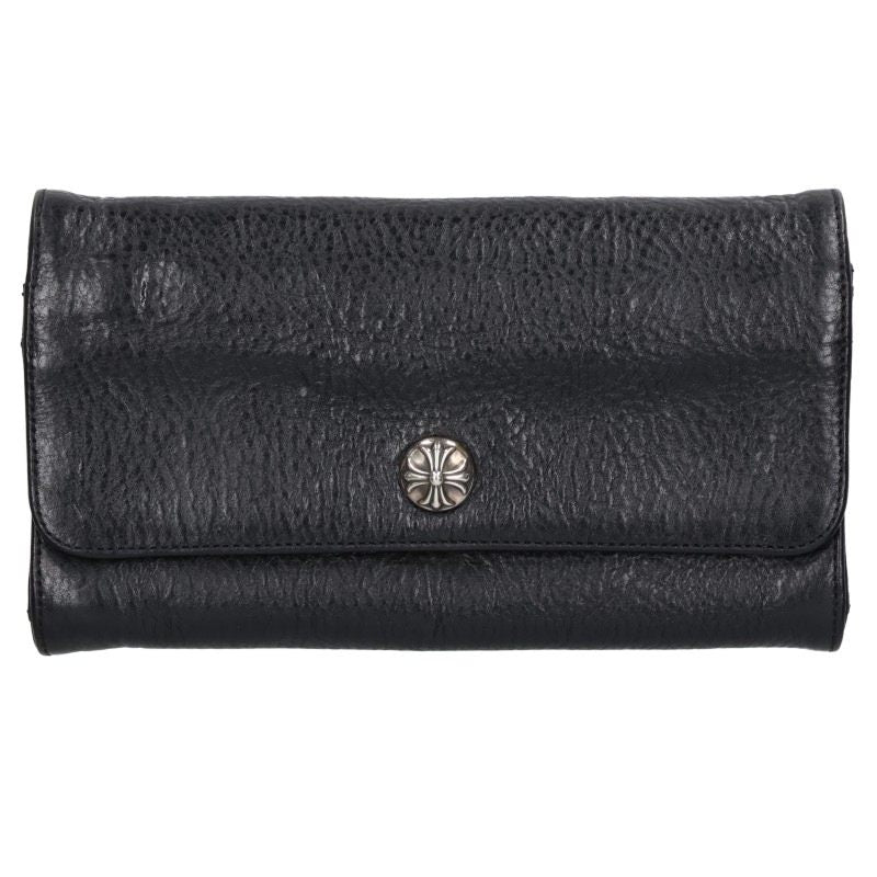 Chrome Hearts JUDY Cross Button Leather Wallet
