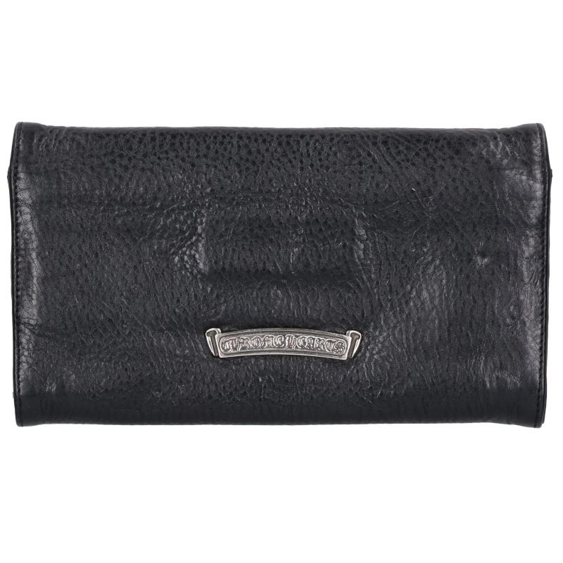 Chrome Hearts JUDY Cross Button Leather Wallet