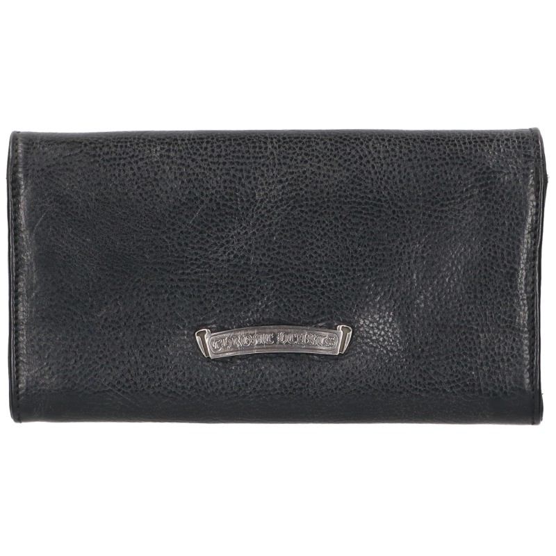 Chrome Hearts JUDY Cross Button Leather Wallet