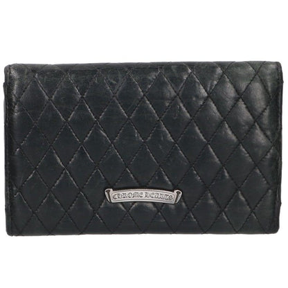 Chrome Hearts WAVE Quilted Leather Wallet