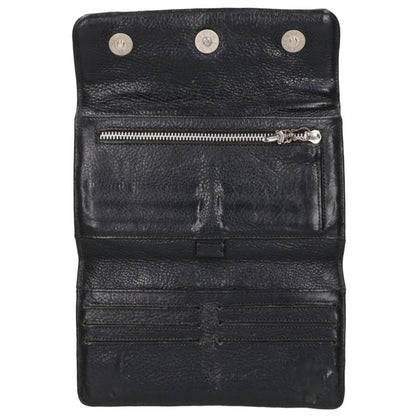 Chrome Hearts WAVE Quilted Leather Wallet