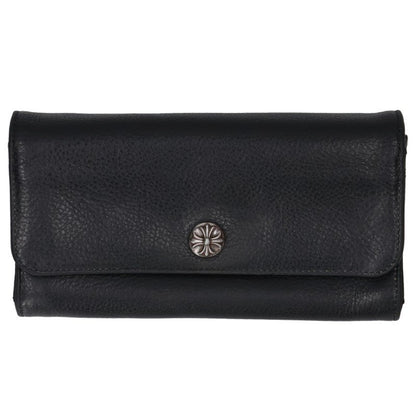 Chrome Hearts Judy Cross Button Leather Wallet