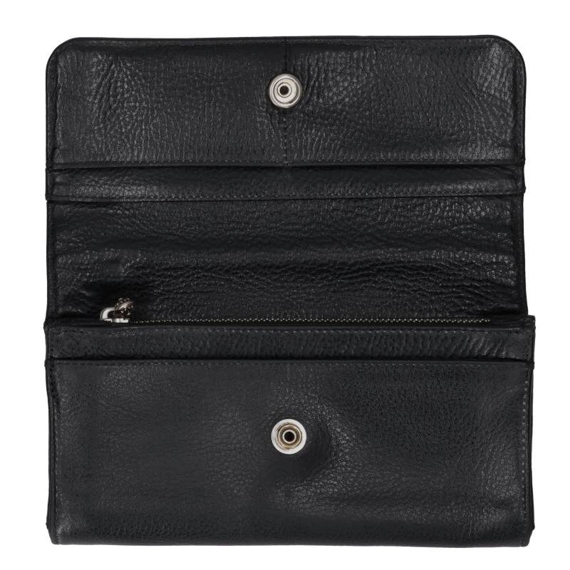 Chrome Hearts Judy Cross Button Leather Wallet