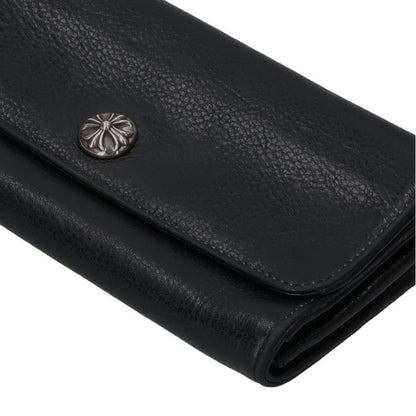 Chrome Hearts Judy Cross Button Leather Wallet