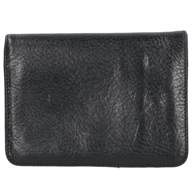 Chrome Hearts JOEY Leather Wallet Black Silver