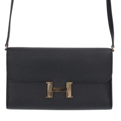 HERMES Constance To Go Epsom Rose Gold Hardware Wallet Multi