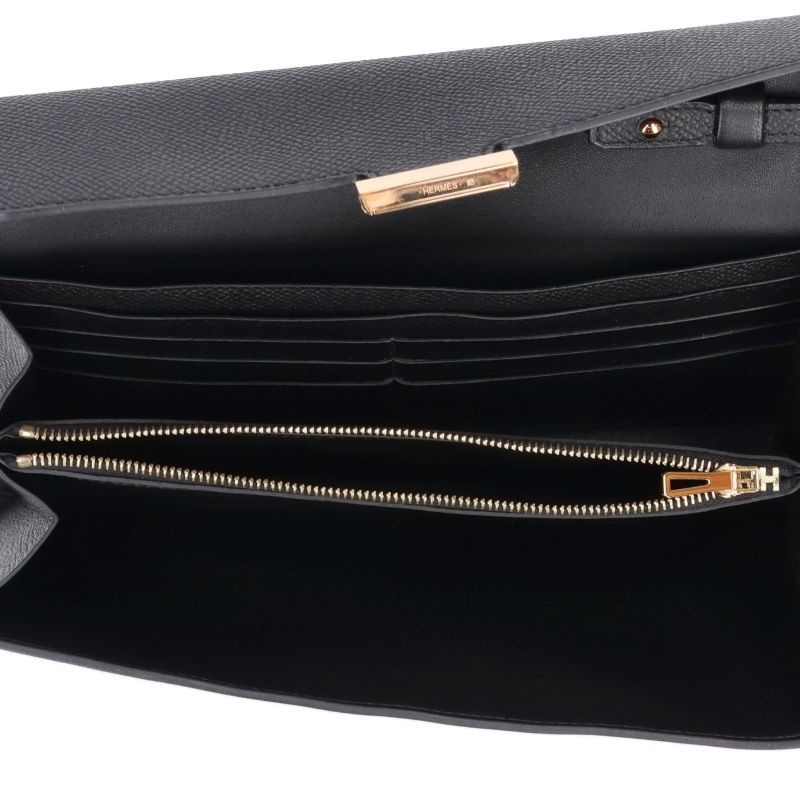HERMES Constance To Go Epsom Rose Gold Hardware Wallet Multi