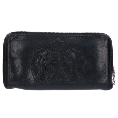 Chrome Hearts REC F ZIP 3 Cross Leather Wallet Multi